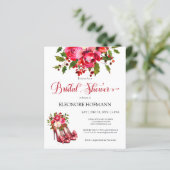 バジェットクリスマスヒールブライダルシャワー招待状 (スタンド正面)