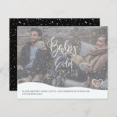 バジェットクリスマスフォトグリーティングホリデーカード (正面/裏面)