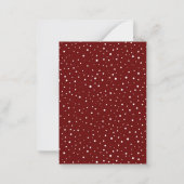 バジェットクリスマスフォトコラージファミリー ノートカード (裏面)