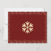 バジェットクリスマスフォトピースラブジョイ金ゴールドカード (裏面)