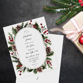 バジェットクリスマスベリー&パインディナーまたはパーティー