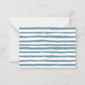 バジェットクリスマスホリディアニュアルファミリーお気に入りの ノートカード (裏面)