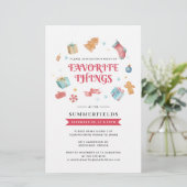 バジェットクリスマスホリデーお気に入りのズ招待状 便箋 (スタンド正面)