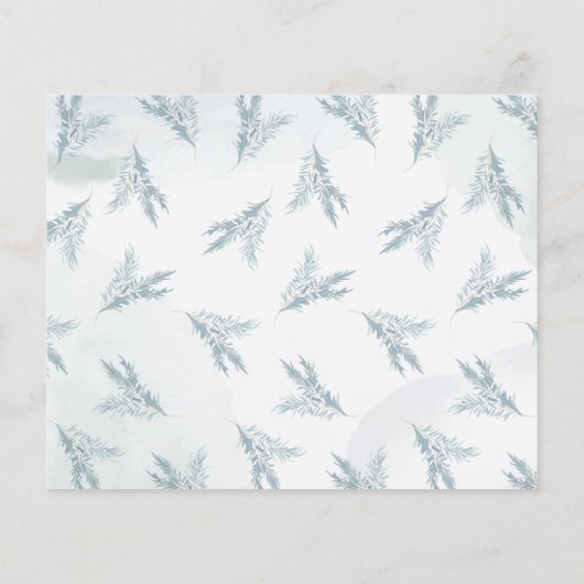 バジェットクリスマスホリデークッキースワップレシピカード (裏面)