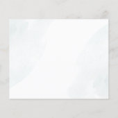 バジェットクリスマスホリデーレッドグリーンパーティー招待状 (裏面)