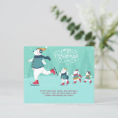 バジェットクリスマスポーラベアーズアイススケートで滑るかわいい (スタンド正面)