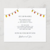 バジェットクリスマスライトパームツリームービングカード (裏面)