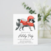 バジェットクリスマスラクーンホリデーパーティチラシ (スタンド正面)