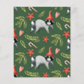 バジェットクリスマスラクーンホリデーパーティチラシ (裏面)