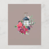 バジェットクリスマスランタンポインセティアエバーグリーン (裏面)