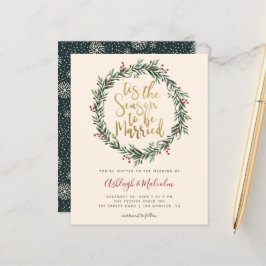 バジェットクリスマスリースこのシーズン結婚ズ