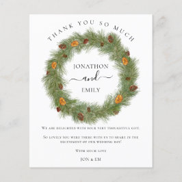 バジェットクリスマスリースシトラス結婚の感謝の気持ち