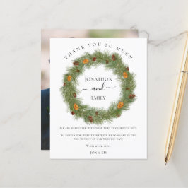 バジェットクリスマスリースシトラス結婚の感謝の気持ち