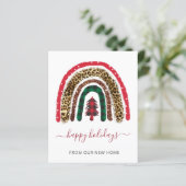 バジェットクリスマスレインボーウェーブムーヴホリデーカード (スタンド正面)