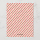 バジェットクリスマス小妖精や小人レッグホリデー招待状 (裏面)