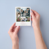 バジェットクリスマス6写真コラージホリデーカード チラシ (手)