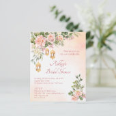 バジェットクリームバラモロッコランタンブライダルシャワー (スタンド正面)