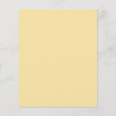 バジェットクロック金ゴールドニューイヤーイブパーティー招待状 (裏面)