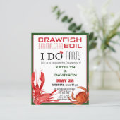 バジェットクロフィッシュボイル婚約パーティ招待状 (スタンド正面)
