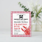 バジェットクロフィッシュ父の日のパーティの招待状 (スタンド正面)