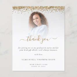 バジェットグラッドフォト金ゴールドグリッターありがとう