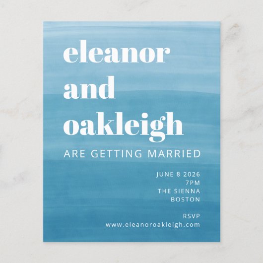 バジェットグラデーションディップダイ海ブはっきりしたルー結婚ズ (正面)