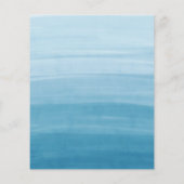 バジェットグラデーションディップダイ海ブルーブライダルシャワー (裏面)