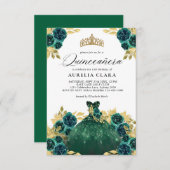 バジェットグラムグリーンドレスフローラ15thキンセアニラ ノートカード (正面/裏面)