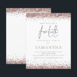 バジェットグラムバラ金ゴールドグリッター40thパーティー招待状<br><div class="desc">予算の範囲内で、このサイズ（4.5 x 5.6インチ）の紙オプションを2つ選択できる。この製品には、葉書と同様の厚さの110 gsmカードのストックであるセミグロスをお勧めする。Satinオプションは80gsmの非常に薄い紙である。デフォルトは半光沢に設定されている。1枚に1枚ずつ。バジェットグラムバラ金ゴールドグリッター40パーティの招待状。両縁ど面の上にはバラ金ゴールドフェイクグリッターが一つ。40は設定されたスクリプスタイリッシュトに含まモダンれ、あなたが簡単にパーソナライズできる文字の残りの部分である。</div>