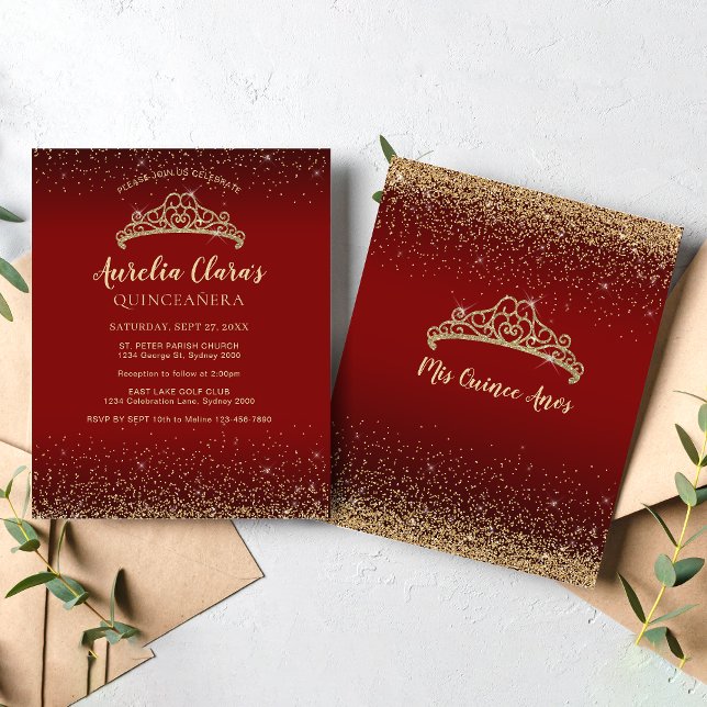 バジェットグラムレッド金ゴールドグリッターティアラキンセアニェラ (クリエイターアップロード済み)