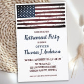 バジェットグランジアメリカ国旗の警察の引退インビ