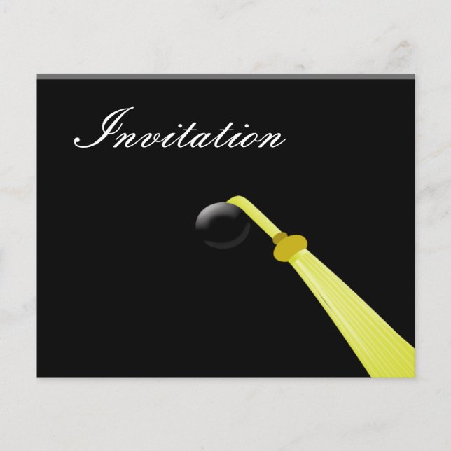 バジェットグラードハット卒業パーティー招待状 (正面)