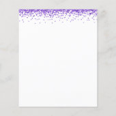 バジェットグラードフォトパープルグリッターありがとう (裏面)