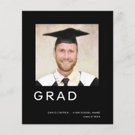 バジェットグラード卒業写真シンプル発表