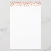 バジェットグリッターシャンパンフルテスヘンナイト招待状 (裏面)