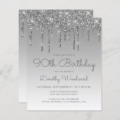 バジェットグリッタードリップシルバー90誕生日 (正面/裏面)
