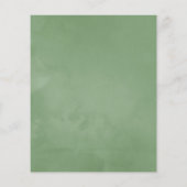 バジェットグリーナリー幾何結婚式招待状 チラシ (裏面)