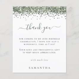 バジェットグリーングリッター写真甘い16ありがとう