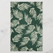 バジェットグリーンシルバーメリーアーチフォトホリデーカード (裏面)