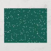 バジェットグリーンスクリプトコラージパインクリスマスホリデー チラシ (裏面)