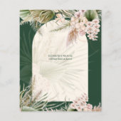 バジェットグリーンパンパスグラスフォトマットありがとう チラシ (裏面)