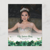 バジェットグリーンフローラキンセアニラ写真ありがとう (裏面)