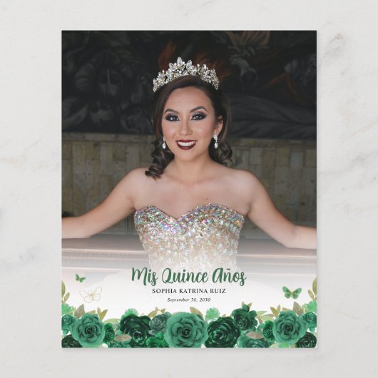 バジェットグリーンフローラキンセアニラ写真ありがとう (裏面)