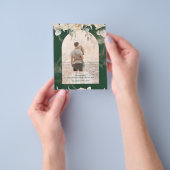 バジェットグリーンボホーテラコッタ結婚フローラ チラシ (手)