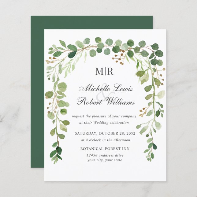 バジェットグリーンリーアーチサマー春ガーデン (正面/裏面)