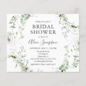 バジェットグリーンリーカリグラフィーブライダルシャワー (正面)