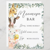 バジェットグリーンリーファームアニマルズベビーモモモモサバーサイン (正面/裏面)