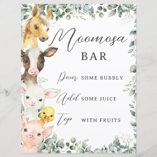 バジェットグリーンリーファームアニマルズベビーモモモモサバーサイン (正面)