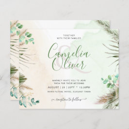 バジェットグリーンリーユーカリプサスグラス結婚ズ