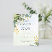 バジェットグリーンリー金ゴールド葉ユーカリス結婚ズ (スタンド正面)